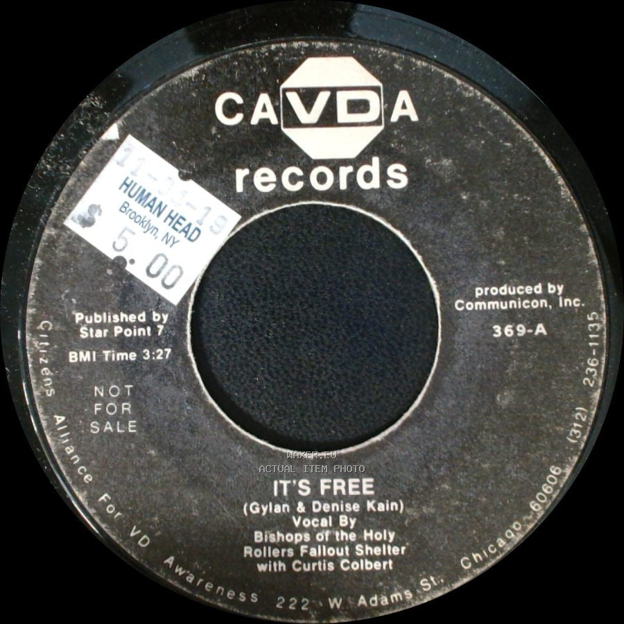 Johnnie Taylor / Bishops Of The Holy Rollers Fallout Shelter With Curtis Colbert - Something To Remember Her By / It's Free side B