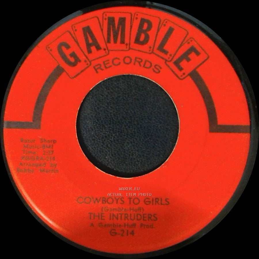 The Intruders - Cowboys To Girls / Turn The Hands Of Time side A