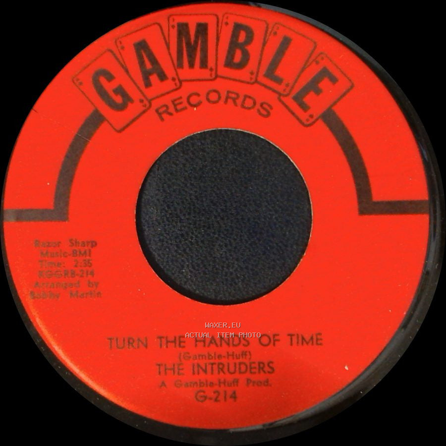 The Intruders - Cowboys To Girls / Turn The Hands Of Time side B