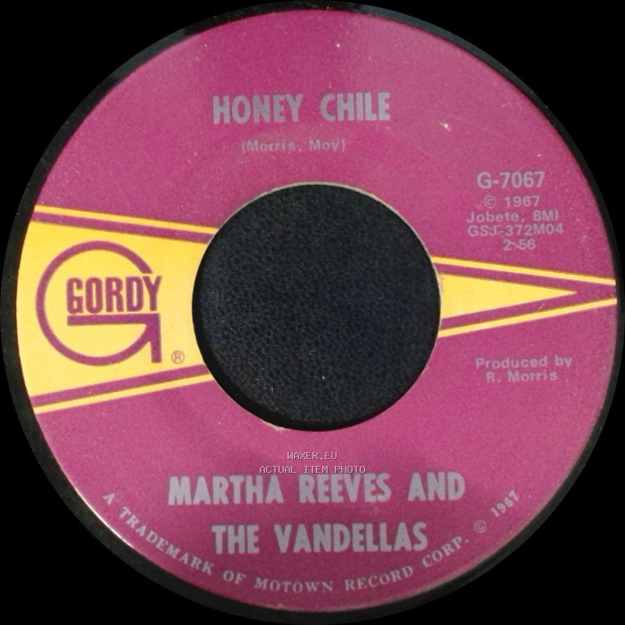 Martha Reeves And The Vandellas - Honey Chile / Show Me The Way side A