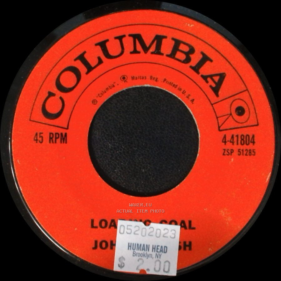 Johnny Cash / John Ford Coach - Going To Memphis / Loading Coal side B