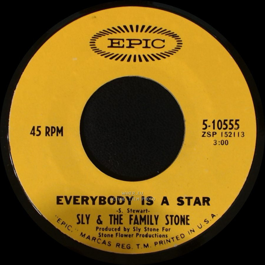 Sly & The Family Stone - Everybody Is A Star / Thank You side A