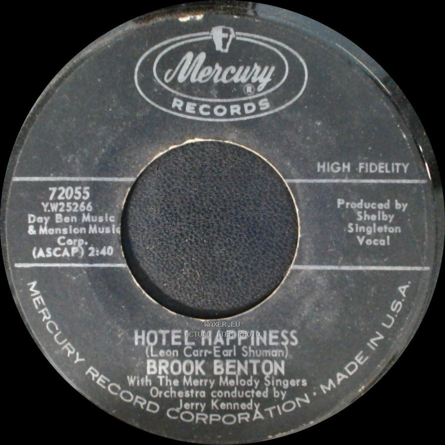 Brook Benton - Hotel Happiness / Still Waters Run Deep side A