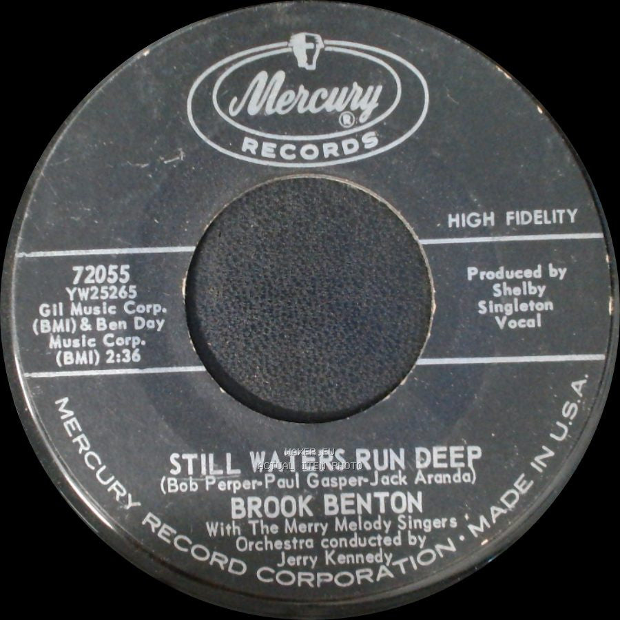 Brook Benton - Hotel Happiness / Still Waters Run Deep side B