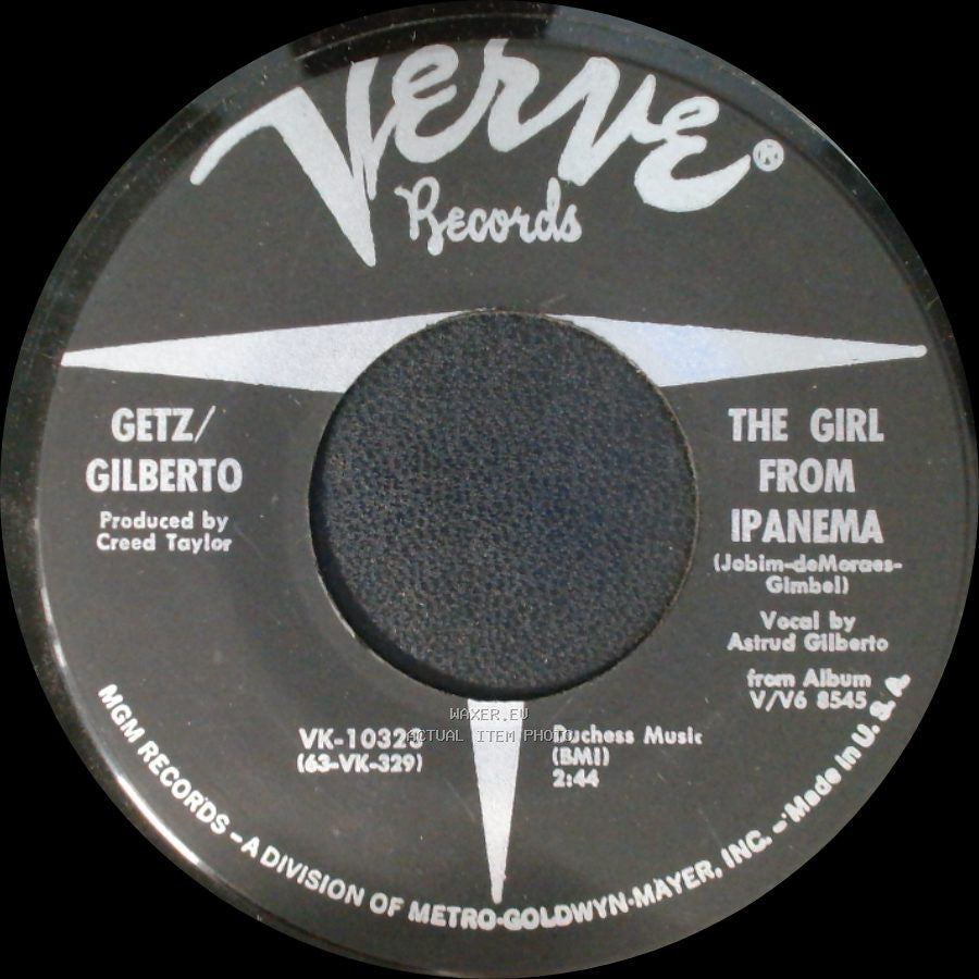 Stan Getz / Getz/Gilberto - Blowin' In The Wind / The Girl From Ipanema side B