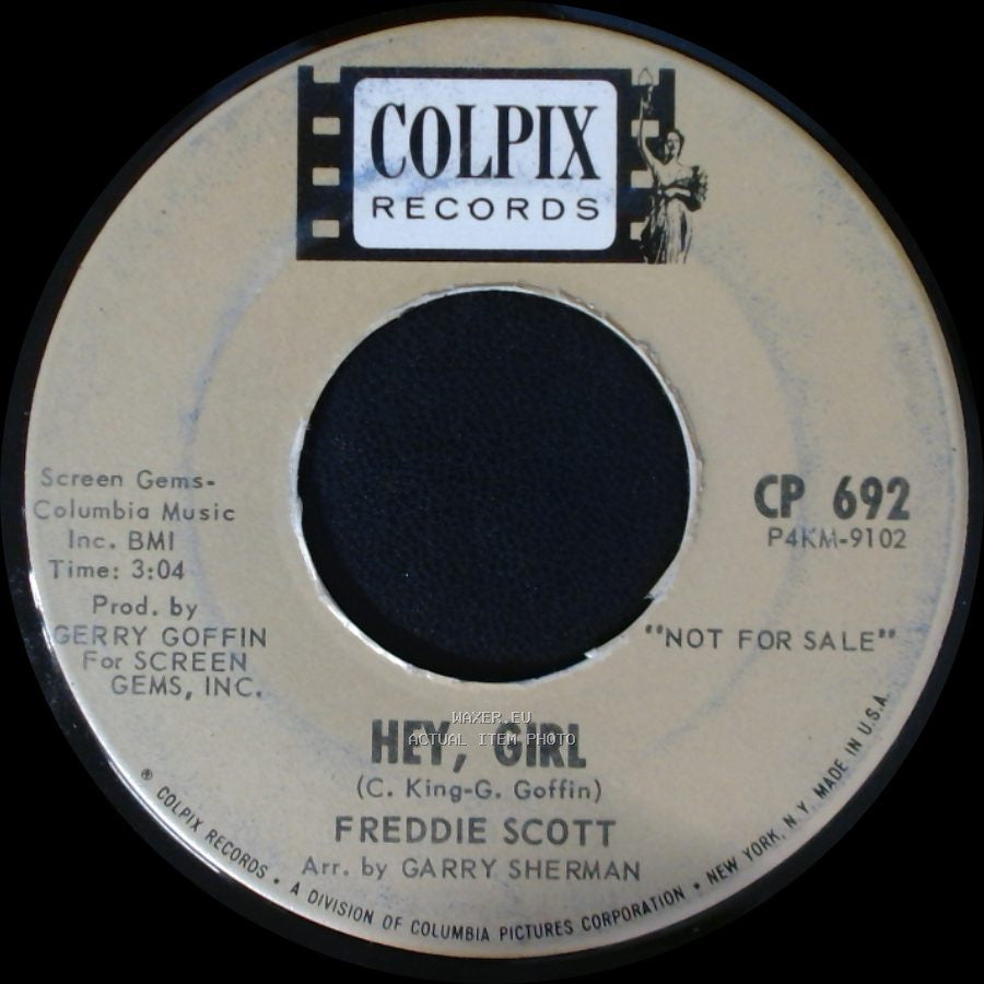 Freddie Scott - The Slide / Hey, Girl side B