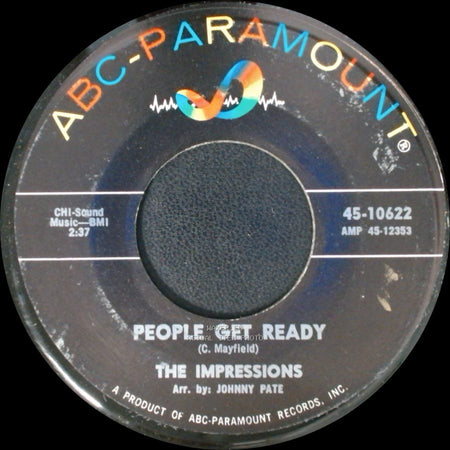 The Impressions - I've Been Trying / People Get Ready side B