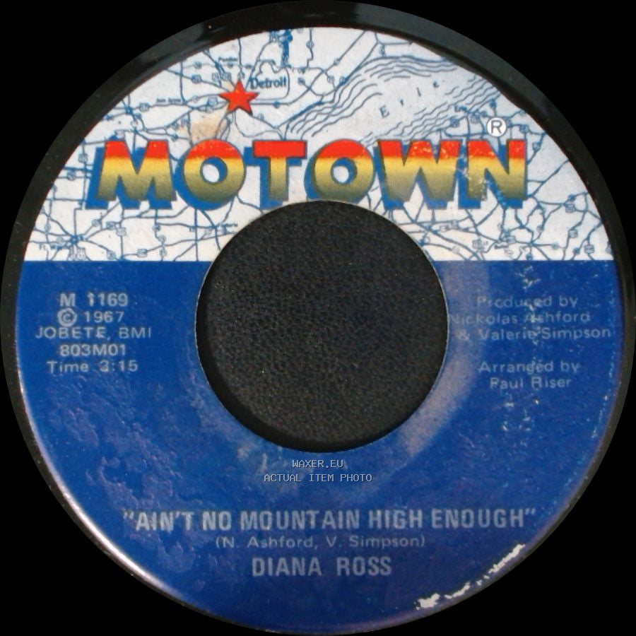 Diana Ross - Ain't No Mountain High Enough / Can't It Wait Until Tomorrow side A