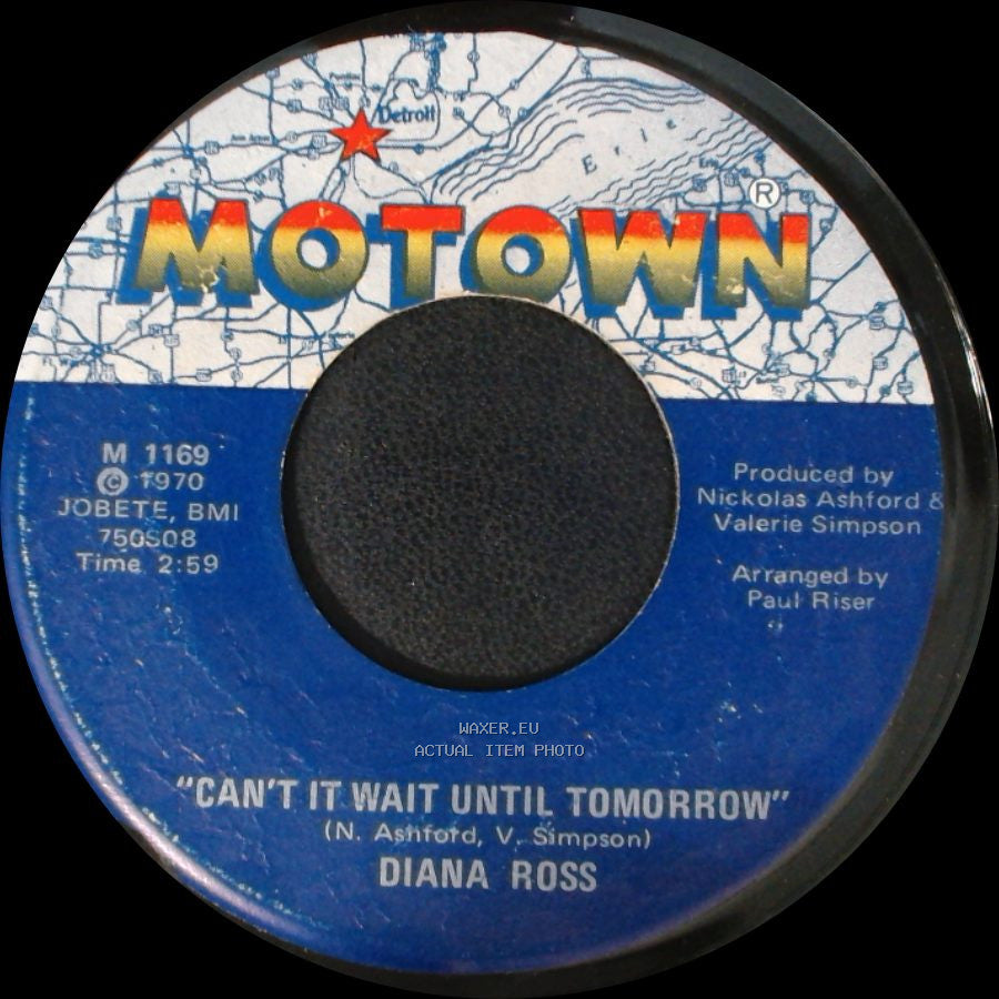 Diana Ross - Ain't No Mountain High Enough / Can't It Wait Until Tomorrow side B