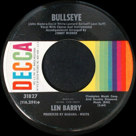 Len Barry - Bullseye / 1 - 2 - 3 side A