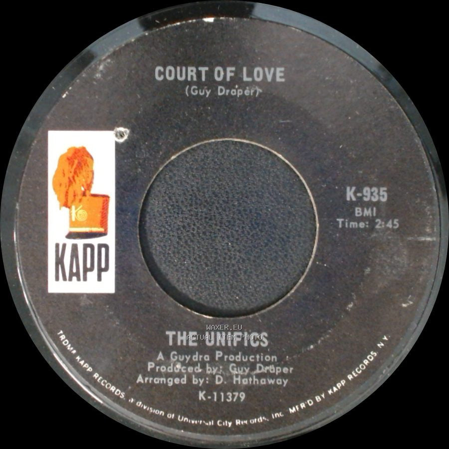 The Unifics - Court Of Love / Which One Should I Choose side A