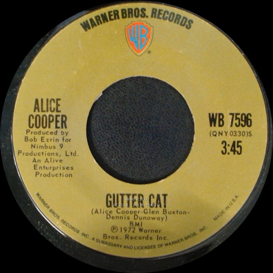 Alice Cooper - Gutter Cat / School's Out side A