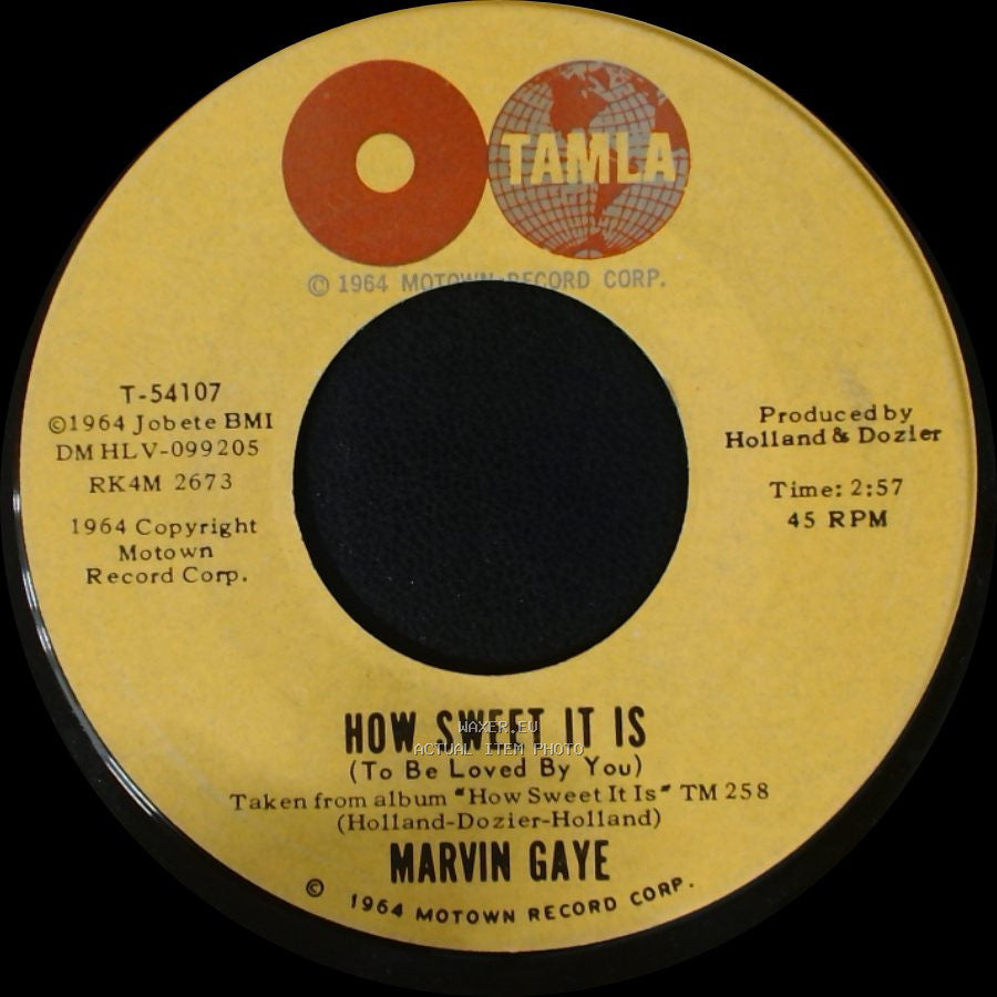 Marvin Gaye - Forever / How Sweet It Is (To Be Loved By You) side B