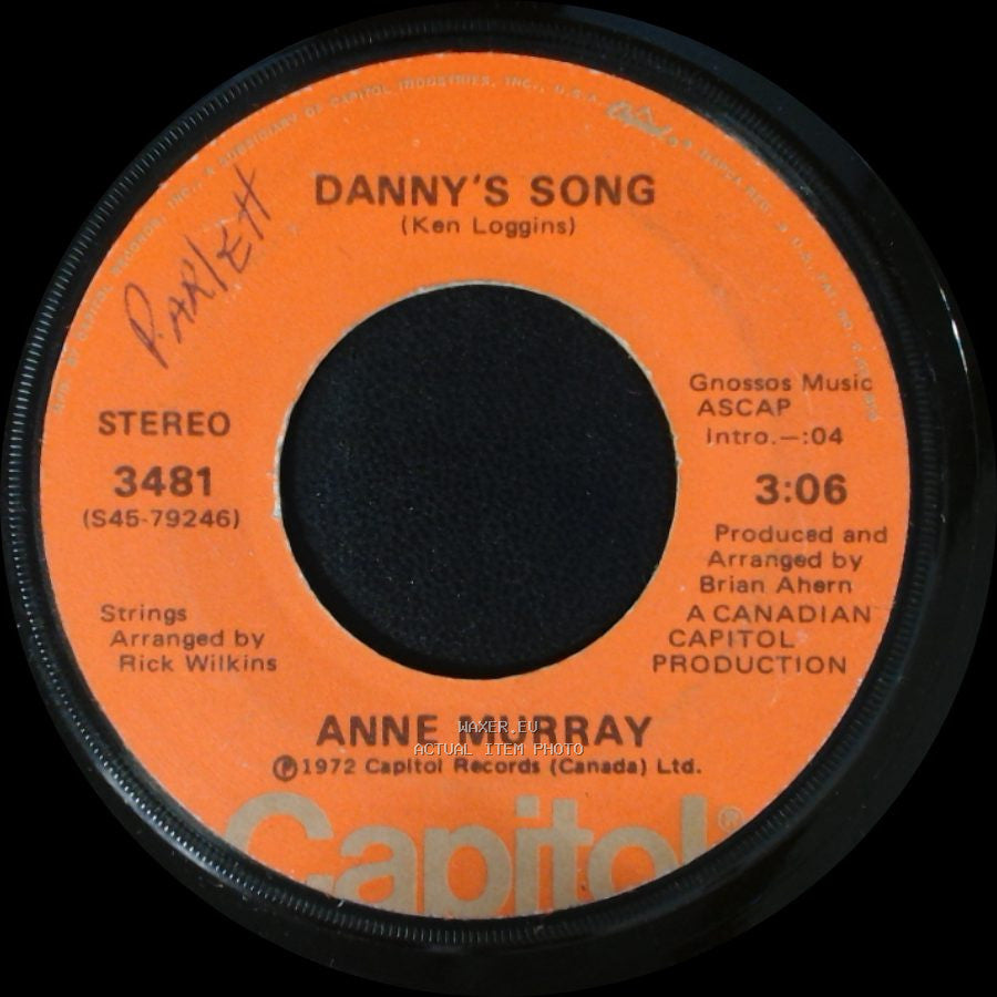 Anne Murray - Drown Me / Danny's Song side B