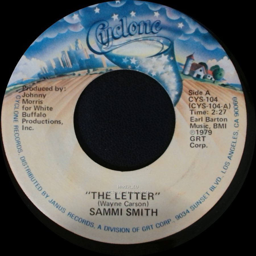 Sammi Smith - The Letter / It's A Day For Sad Songs (And Missing You) side A