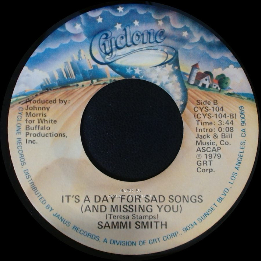 Sammi Smith - The Letter / It's A Day For Sad Songs (And Missing You) side B