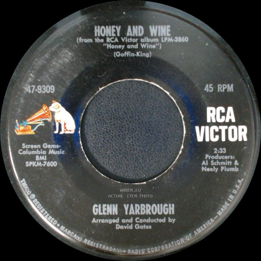 Glenn Yarbrough - Ain't You Glad You're Livin', Joe / Honey And Wine side A