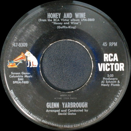 Glenn Yarbrough - Ain't You Glad You're Livin', Joe / Honey And Wine side A