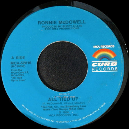 Ronnie Mcdowell - All Tied Up / Strings Of Silver Satin side A