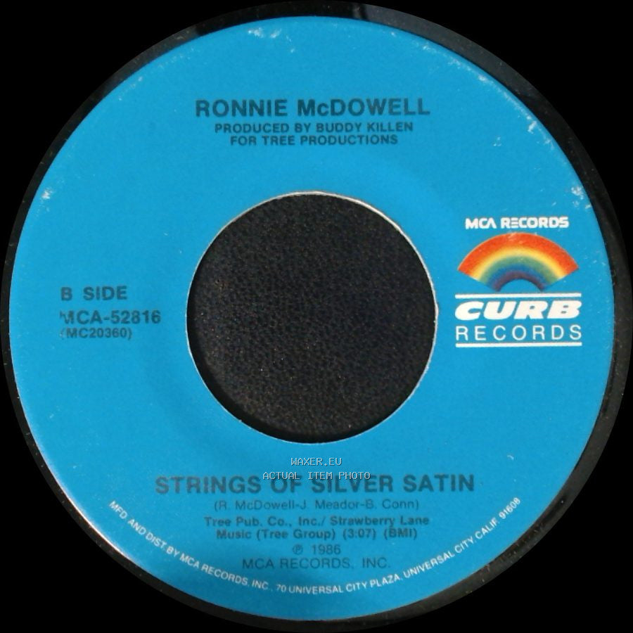 Ronnie Mcdowell - All Tied Up / Strings Of Silver Satin side B