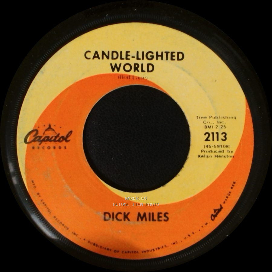 Dick Miles - Candle-Lighted World / The Last Goodbye side A