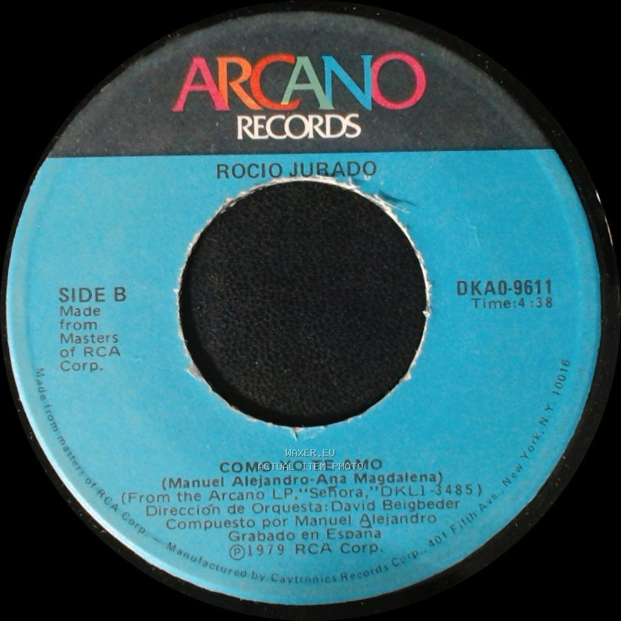 Rocio Jurado - Me Hubiera Gustado Tanto / Como Yo Te Amo side B