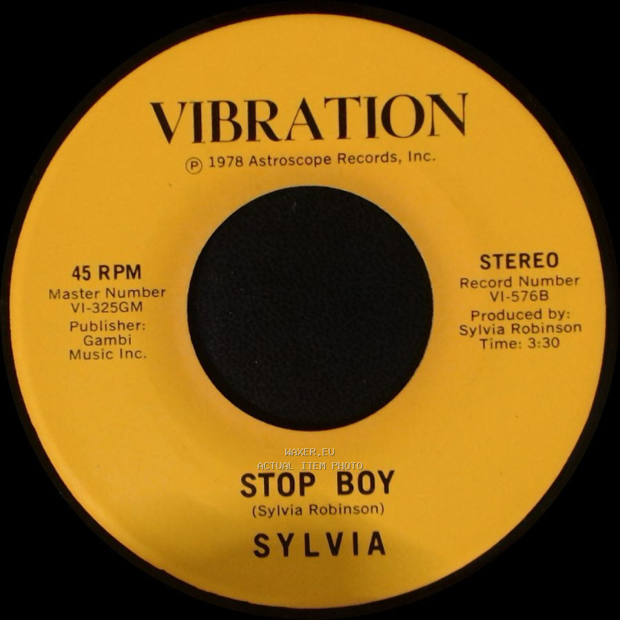 Sylvia - Stop Boy / Automatic Lover side A