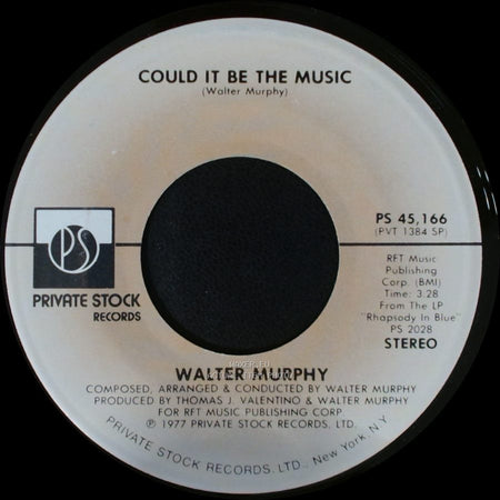 Walter Murphy - Could It Be The Music / Uptown Serenade side A