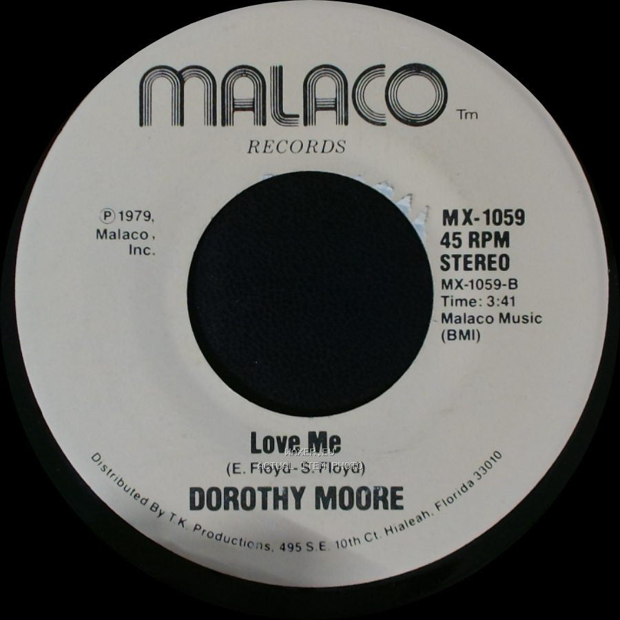 Dorothy Moore - Love Me / Once Or Twice side A