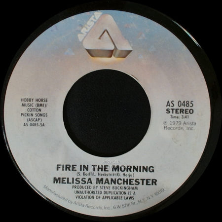 Melissa Manchester - Fire In The Morning / Lights Of Dawn side A