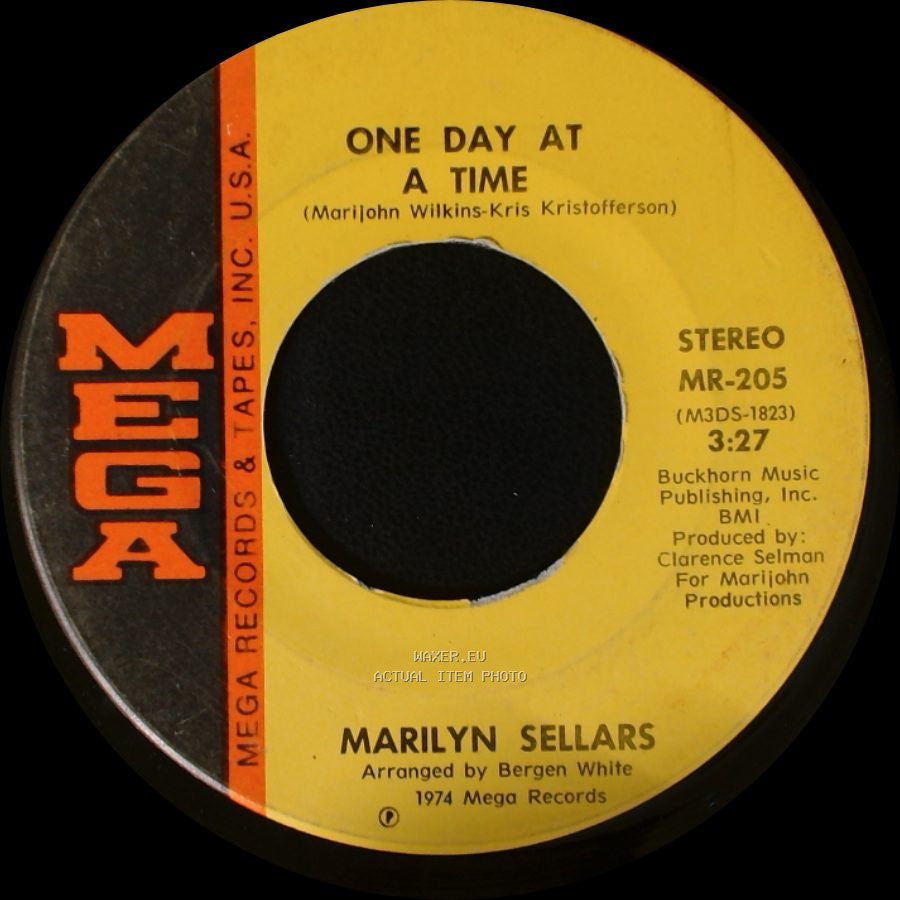 Marilyn Sellars - California / One Day At A Time side B