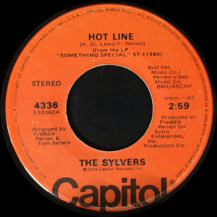 The Sylvers - Hot Line / That's What Love Is Made Of side A