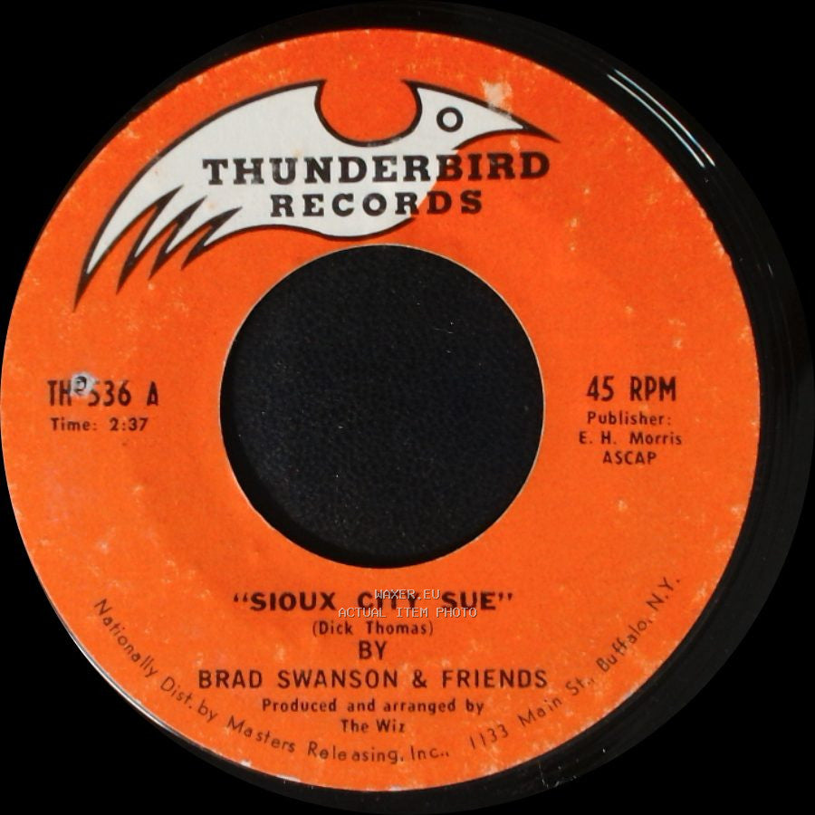 Brad Swanson & Friends - It's A Sin To Tell A Lie / Sioux City Sue side B