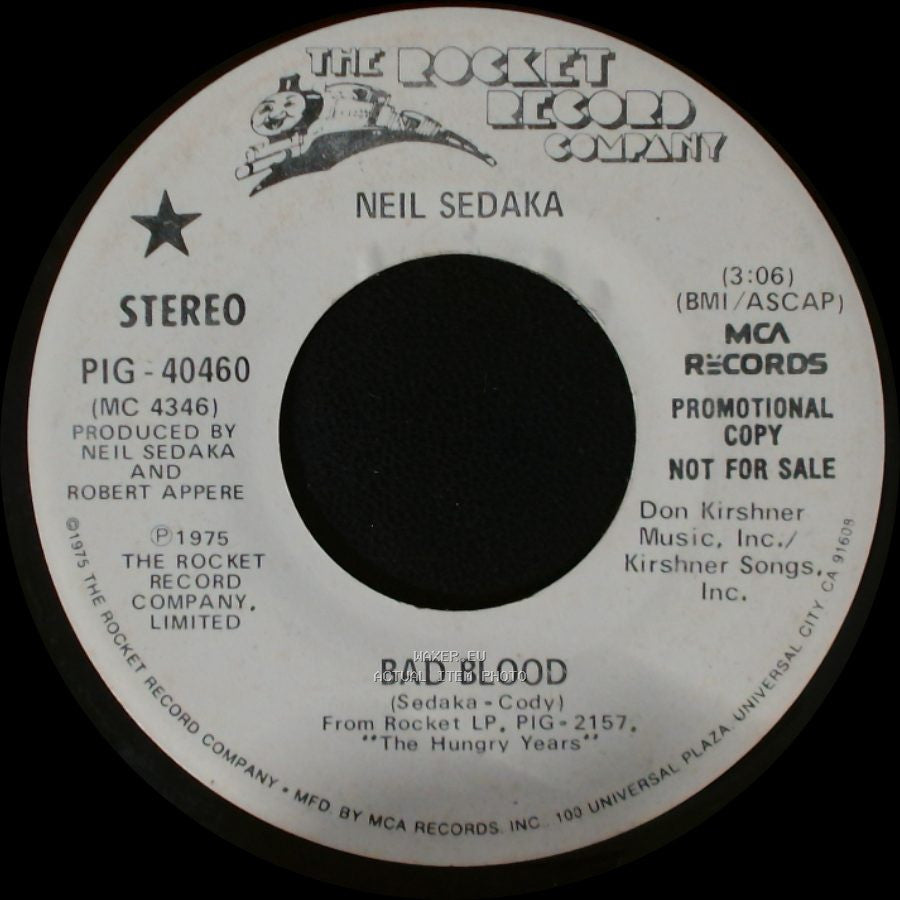 Neil Sedaka - Bad Blood / Bad Blood side A