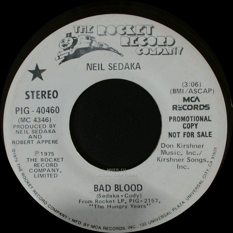 Neil Sedaka - Bad Blood / Bad Blood side B