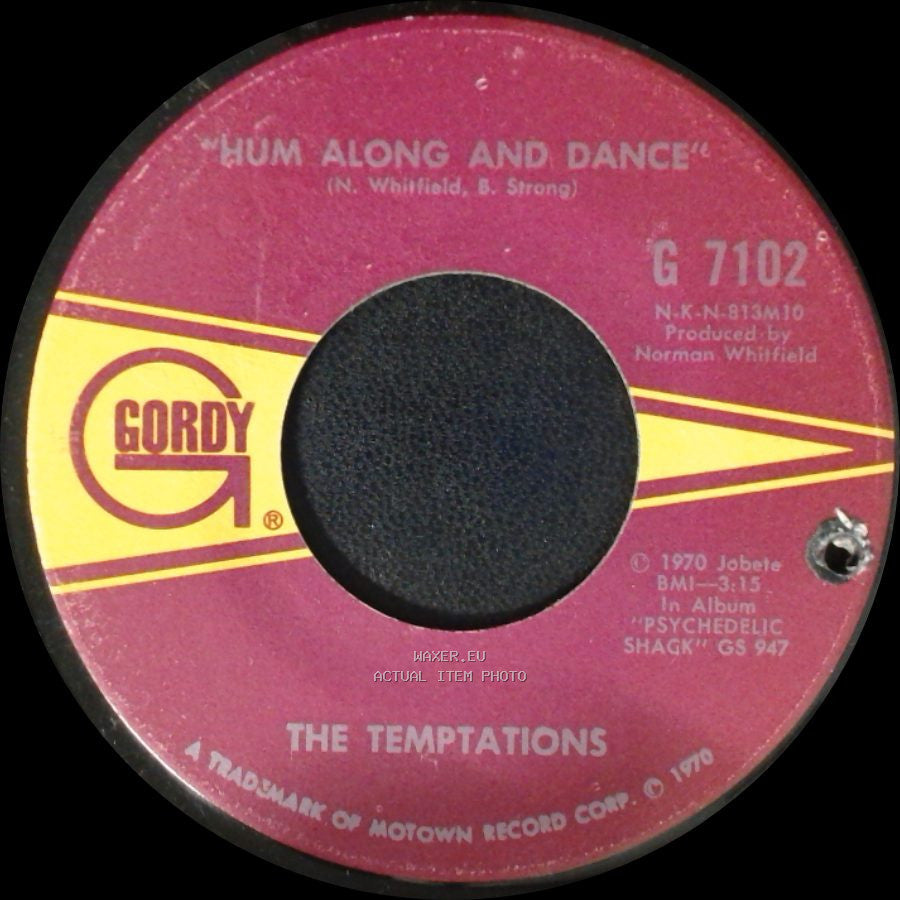 The Temptations - Ungena Za Ulimwengu (Unite The World) / Hum Along And Dance side A