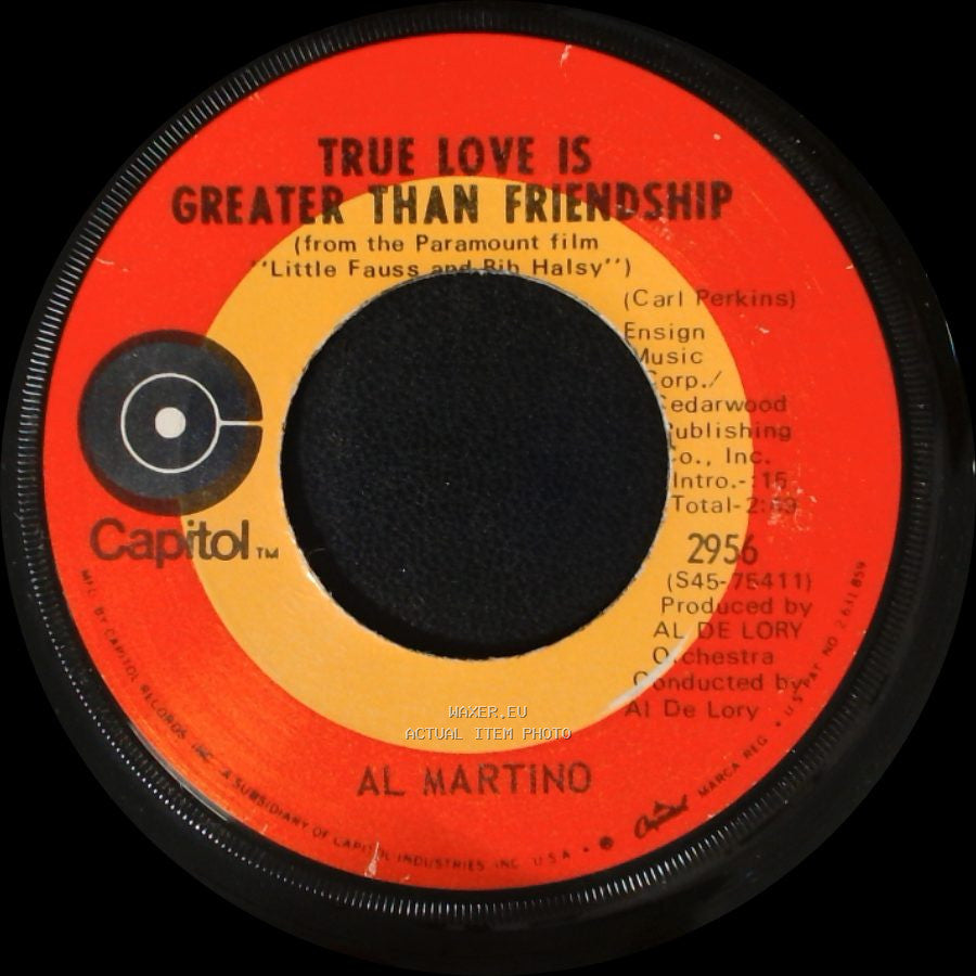Al Martino - The Call / True Love Is Greater Than Friendship side B