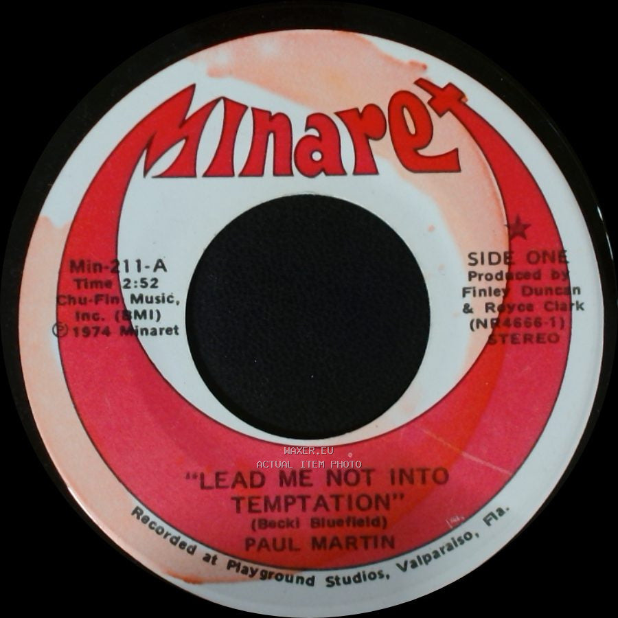 Paul Martin - Lead Me Not Into Temptation / I Ain't Blind, I Just Can't See side A