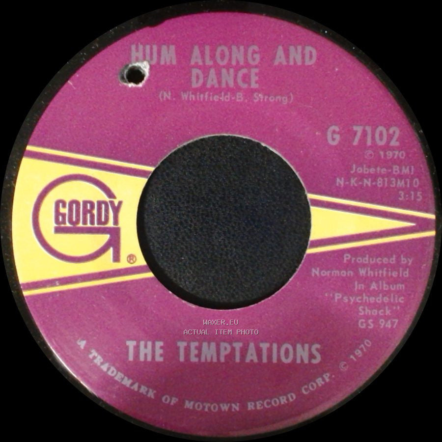 The Temptations - Ungena Za Ulimwengu (Unite The World) / Hum Along And Dance side A