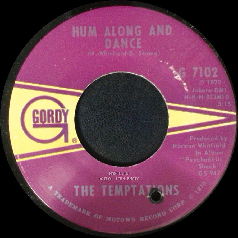 The Temptations - Ungena Za Ulimwengu (Unite The World) / Hum Along And Dance side A