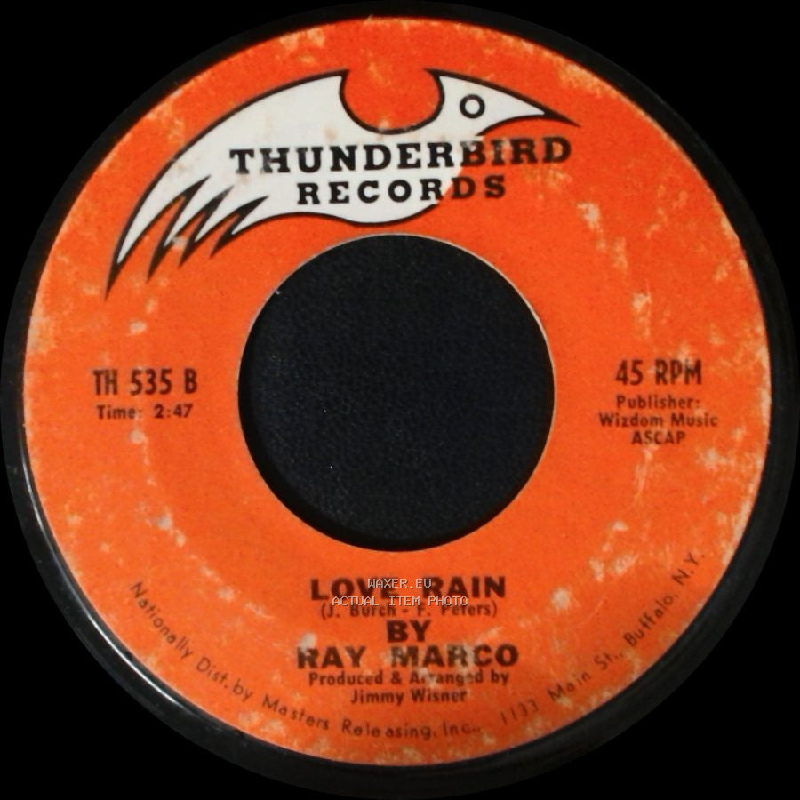 Ray Marco - Love Rain / Poor Old World side A