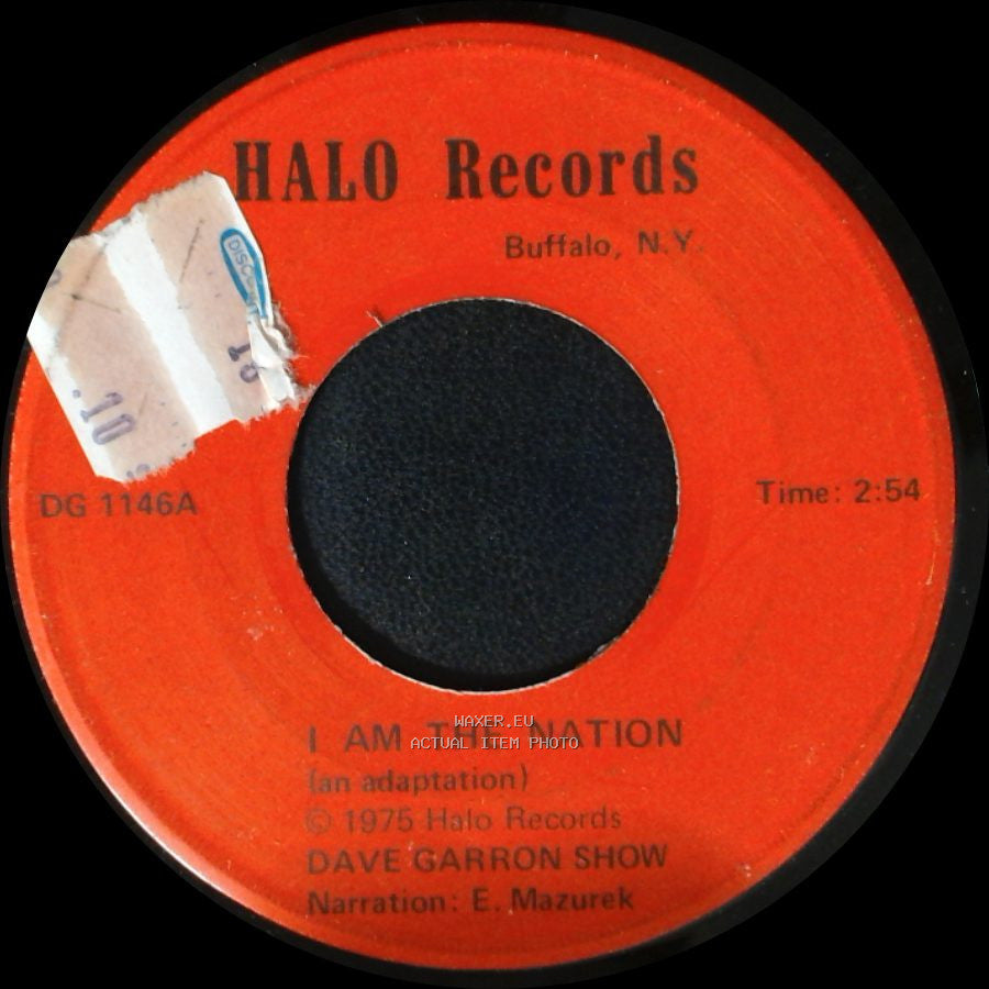 Dave Garron Show - American Heritage / I Am The Nation (An Adaptation) side B