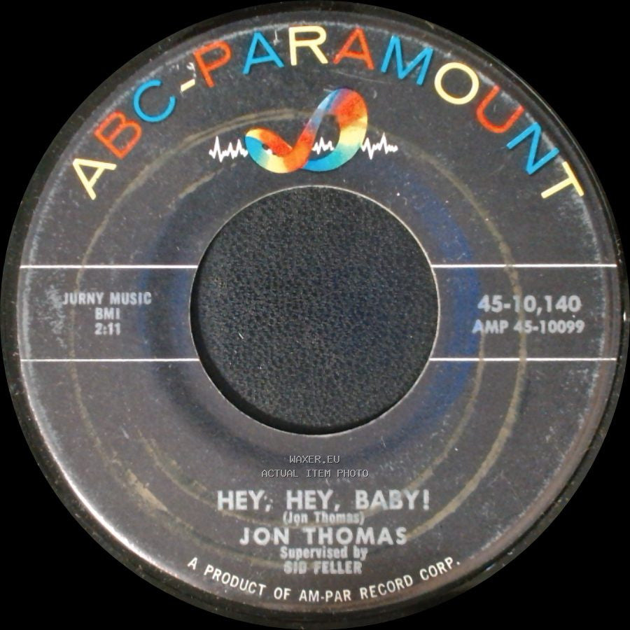 Jon Thomas - Hey, Hey, Baby! / Buffalo Blues side A