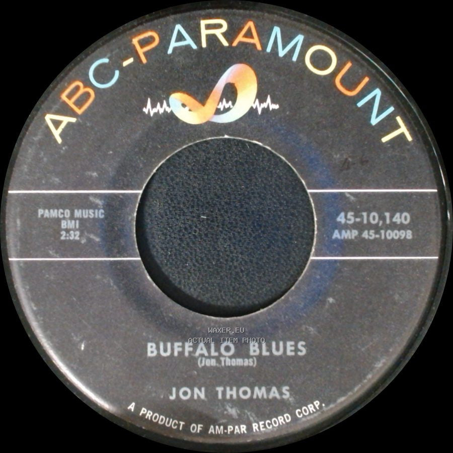 Jon Thomas - Hey, Hey, Baby! / Buffalo Blues side B