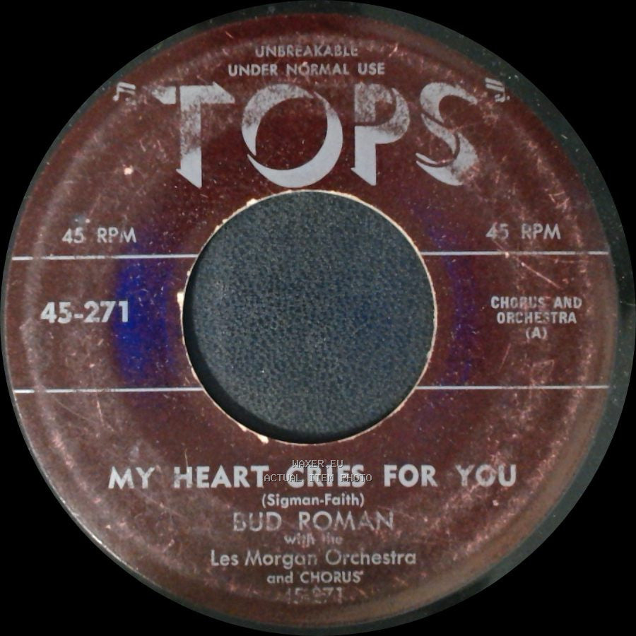 Mimi Martel / Bud Roman - I Still Feel The Same About You / My Heart Cries For You side B