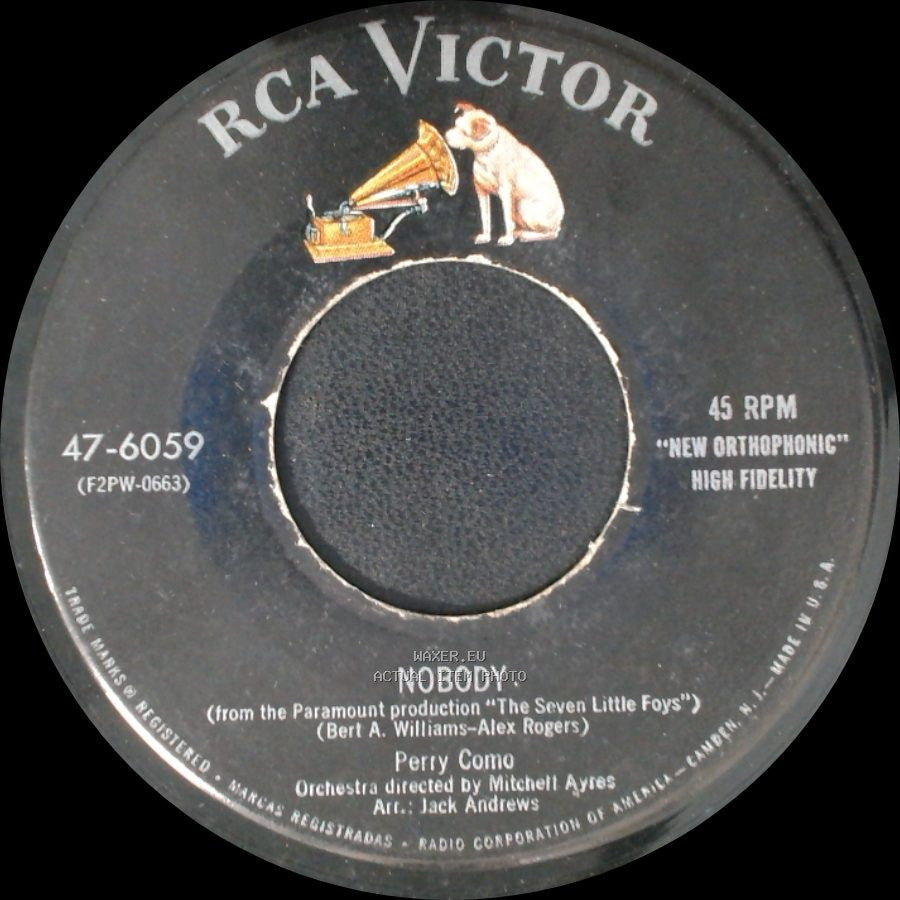 Perry Como - Nobody / Door Of Dreams side A