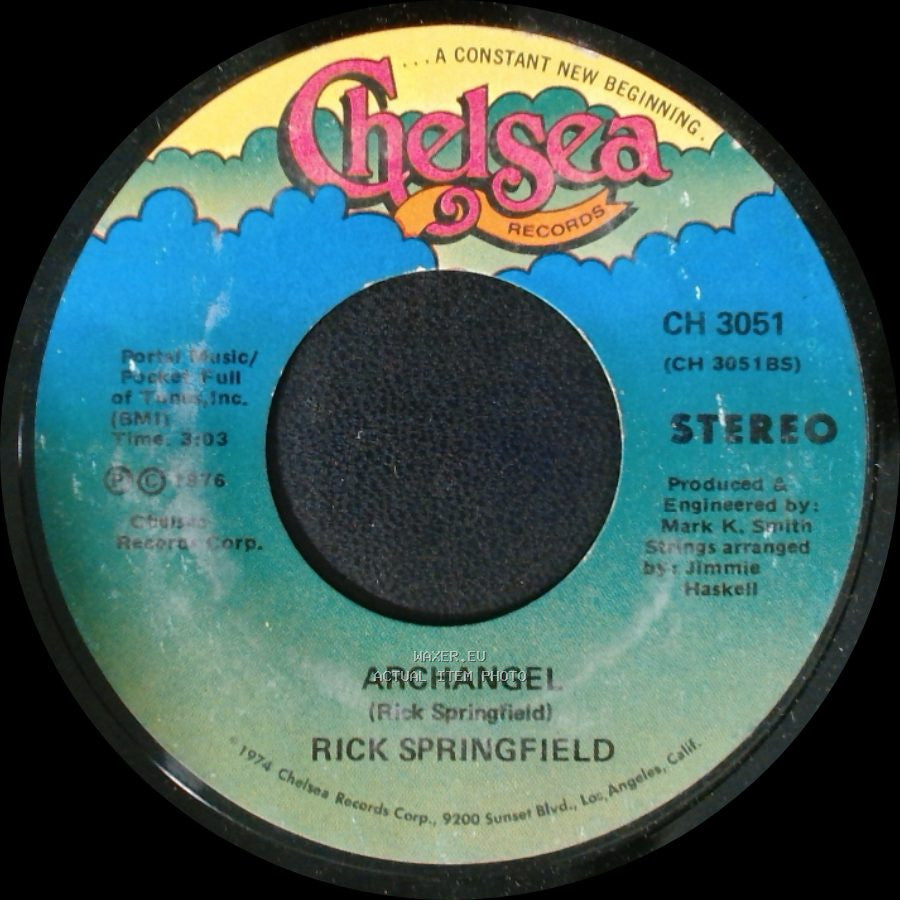 Rick Springfield - Take A Hand / Archangel side B