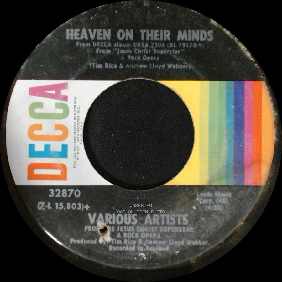 Yvonne Elliman / Various Artists - Everything's Alright / Heaven On Their Minds side B
