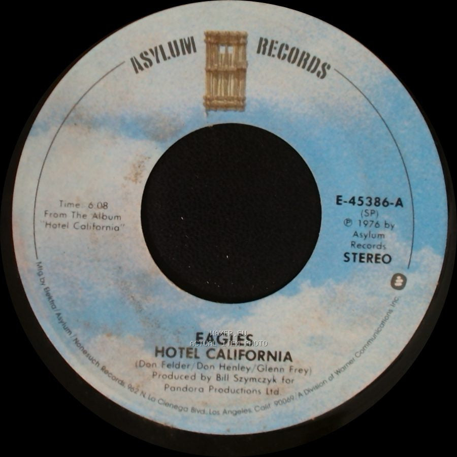 Eagles - Pretty Maids All In A Row / Hotel California side B