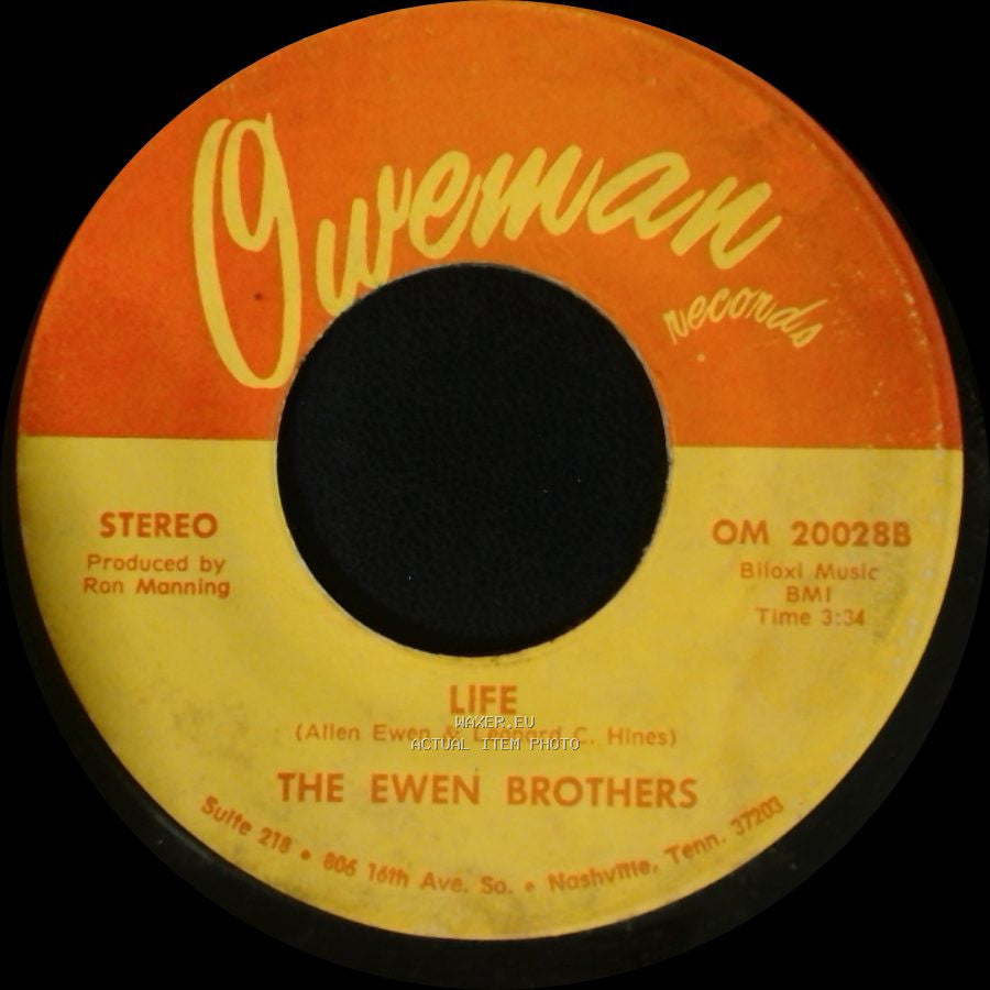 The Ewen Brothers - Gettin' It Together / Life side B
